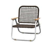 HFERTSCN Chaise de Pliage de Corde en Nylon 330 LB Capacité en Aluminium léger Idéal pour Les événements extérieurs Parties Maridings Picnics Office Patio - Ensemble de 3 FANDIAO