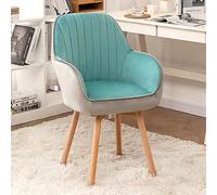 HFERTSCN Chaise de Salle à Manger rembourrée Moderne du Milieu du siècle U2013 Élégant Chaise d'accent en Bois Pivot FANDIAO