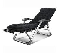 HFERTSCN Chaise Longue, Fauteuil inclinable Pliant à gravité zéro avec des Jambes en Aluminium épaissies et élargies, Support jusqu'à 300 kg, pour Le Salon, Le Patio, Le Plein air (G) FANDIAO