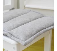 HFERTSCN Couvrots de Chaise en Lin en Coton Moelleux Coussins avec des Liens - Tax de siège en Velours en Velours Amovibles pour Salon de Salle à Manger Restaurant et Voiture d'étude de Bureau - Four