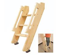 HFERTSCN Échelle de lit superposée en Bois Robuste avec échelle de montée Non Glissante Ils & Foot Tafts pour Lits Jumeaux en dort FANDIAO