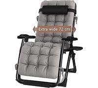 HFERTSCN Fauteuil de chaises Salon Salon des chaises Longues du Soleil/chaises inclinables de terrasse de Jardin inclinables pour Les Gens Lourds zéro gravité FANDIAO
