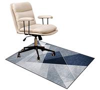 HFERTSCN Mat de Chaise de Bureau pour planchers de Tapis à tas Moyen Bas 140 × 180 cm Protégeurs de Sol pour chaises de Bureau Mat de Chaise d'ordinateur pour planchers de Bois Franc idéal pour Les