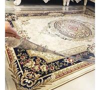 HFERTSCN Mat de Chaise de Bureau Transparent pour planchers de Bois Franc étanche et Non Glissant Transparent de Plancher de Bureau de Protection de Protection du Sol Inclus (100 * 150 cm) FANDIAO