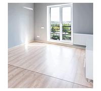 HFERTSCN Mat de Protecteur de Plancher en PVC Transparent pour planchers de Bois de Bois Franc Pad Baignoire pour chaises de Bureau Transparente et étanche (60/80/90/100/120/140 cm) FANDIAO