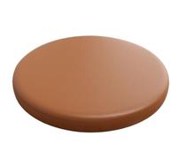 HFERTSCN Mémoire de Mousse Ronde Coussin de siège Non Galet PU Office Chaise Pad Course Color Color CORFONDS pour Toutes SEALSONS 40X40CM FANDIAO