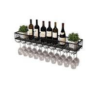 HFERTSCN Mur à vin à vin Grand métal, Porte-Bouteille à vin, amélioration du Rack de vin pendable Pliable, armeur à vin, Cintre d'affichage de Bouteille à vin Rouge pour Cuisine, Salle à Manger, Bar