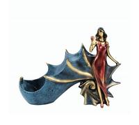 HFERTSCN Porte-vin Rustique Support de vin créatif résine de beauté porteuse de vin Figure Femelle Porte-Bouteille de vin européen Support de Bouteille de vin européen Vierge décor Vierge FANDIAO