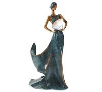 HFERTSCN Shelf de vin Rouge Public Poste, Porte-vin de Bureau, 1PC Wine Display Stand Party Decor Fan Beauty Girl Rack Rack Rack Lady Figure Rack Bar Home Bar Decor (Bleu) FANDIAO