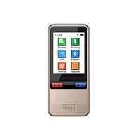 HFERTSCN Smart Voice Language Traductor Device, en Temps réel Offre Hors Ligne Speech/Texte WiFi 2,4 Pouces Sépain Tactile Support 75 Langues for Learning Travel Business (Gold) FANDIAO