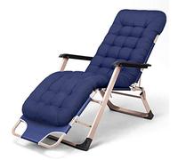 HFERTSCN Sun Lounger, Zero Gravity Office Chaise Pied Chaise Pliante Lit, Lounge extérieur chaises de Patio Chaise de Plage avec Oreiller 3 FANDIAO