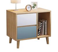 HFERTSCN Tableaux côté Tableaux de Nuit Table de Bout de canapé avec tiroirs de Rangement Petite Table de Chevet pour la Chambre à Coucher Table de Nuit FANDIAO
