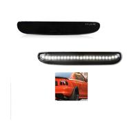 HFEWCVK Feux de garde-boue latéraux arrière for Ford Mustang 1994 - 1998, lentille fumée 12V, LED rouge/blanc, marqueur latéral arrière de voiture, réflecteurs(Smoked Lens White)