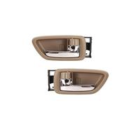 HFEWCVK Poignée de porte intérieure gauche et droite, for T0y0ta Avalon 2000 - 2004 Sequoia 2001-2007, nouvelle pièce automobile, Beige chromé(A Pair)
