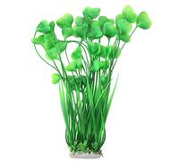 Hffheer Aquarium Artificiel Plantes Aquatiques en Plastique des Plantes réalistes Herbe Ornement Aquarium Artificielle Plantes Aquatiques décor et Accessoires d'aquarium(Vert)