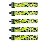 HFFOZMD Batterie pour BETAFPV Lava II 1S, 320mah, 3.8V, 95C, connecteur BT2.0, pour Air65, Meteor65 Pro, Cetus(5pcs)
