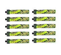 HFFOZMD Batterie pour BETAFPV Lava II 1S, 320mah, 3.8V, 95C, connecteur BT2.0, pour Air65, Meteor65 Pro, Cetus(10pcs)