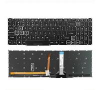 HFFOZMD Clavier d'ordinateur Portable pour Acer pour Nitro 5 AN515-56 AN515-46 AN515-57 AN515-58 AN515-58-51R3/52SM/76RW AN515-45 N20C1(WASD White RGB)