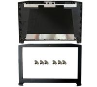 HFFOZMD Coque pour Acer Nitro 5 AN515-42 AN515-41 AN515-51 AN515-52 AN515-53 AN515-31 N17C1 arrière/Lunette/Repose-Poignets supérieur/charnières(Glossy A B)