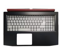 HFFOZMD Coque pour Acer Nitro 5 AN515-42 AN515-41 AN515-51 AN515-52 AN515-53 AN515-31 N17C1 arrière/Lunette/Repose-Poignets supérieur/charnières(Striped C Cover)