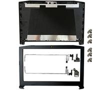 HFFOZMD Coque pour Acer Nitro 5 AN515-42 AN515-41 AN515-51 AN515-52 AN515-53 AN515-31 N17C1 arrière/Lunette/Repose-Poignets supérieur/charnières(Glossy A B H)
