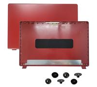 HFFOZMD Coque pour Ordinateur Portable Acer Aspire 3 A315-42 A315-42G A315-54 A315-54K A315-56 N19C1, Coque arrière/Lunette Avant/supérieure/inférieure/charnières(Red A Cover)