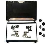 HFFOZMD Coque pour Ordinateur Portable Acer Aspire 3 A315-42 A315-42G A315-54 A315-54K A315-56 N19C1, Coque arrière/Lunette Avant/supérieure/inférieure/charnières(Black D Cover)