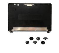 HFFOZMD Coque pour Ordinateur Portable Acer Aspire 3 A315-42 A315-42G A315-54 A315-54K A315-56 N19C1, Coque arrière/Lunette Avant/supérieure/inférieure/charnières(Black A Cover)