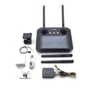 HFFOZMD Émetteur de Transmission données vidéo numérique 3 en 1 Skydroid H12 canaux 2,4 GHz 1080p pour Drone Android(Add Two Axis Gimbal)