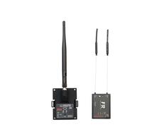 HFFOZMD Émetteur FM30 2,4 GHz avec Mini-récepteur de Liaison données télémétrie Mavlink Longue portée, Compatible OpenTX et EdgeTX(FR Mini Receiver)
