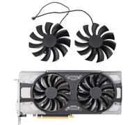 HFFOZMD Lot de 2 Ventilateurs Carte Graphique 95 mm PLD10015B12H pour EVGA GeForce GTX 1080 1070 1070Ti FTW2 ICX