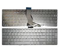 HFFOZMD pour Clavier américain/Espagnol/Latin/Britannique pour HP 15-BR 15-BS 15-BU 15-BW 15-AC 15-AY 15-EF 17-BS 250 255 256 G6 AP2040001C1 TPN-C129 C130(LA Silver)