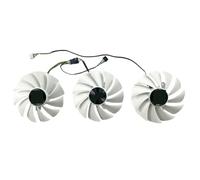 HFFOZMD pour ZOTAC pour GeForce RTX4070ti 4070ti Super 4080 4080s pour Trinity OC pour Blanc pour Ventilateur de Remplacement Carte Graphique GA92S2U(Set of Three Fans)
