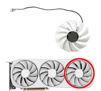 HFFOZMD pour ZOTAC pour GeForce RTX4070ti 4070ti Super 4080 4080s pour Trinity OC pour Blanc pour Ventilateur de Remplacement Carte Graphique GA92S2U(Right Fan)