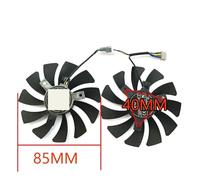 HFFOZMD Ventilateur de Carte Graphique 85 mm HA9010H12F-Z pour GTX 1660 Ventus, pour MSI GeForce 1660TI, RTX 2060 pour