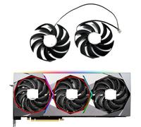 HFFOZMD Ventilateur de Carte Graphique 95 mm PLD10010S12HH 3080Ti pour MSI GeForce RTX 3070 3080 3090 Ti SUPRIM X Tow(AB-Fan)