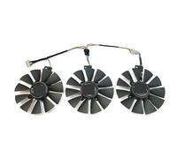 HFFOZMD Ventilateur de Carte Graphique RX VEGA64 VEGA56 87 mm 6 Broches, pour ASUS ROG Strix 590 580 570 480, GTX 1080 1070 1060, R9 390(Fan)