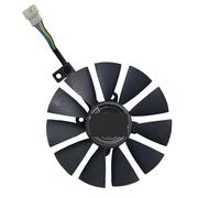 HFFOZMD Ventilateur de Carte Graphique RX VEGA64 VEGA56 87 mm 6 Broches, pour ASUS ROG Strix 590 580 570 480, GTX 1080 1070 1060, R9 390(4PIN)