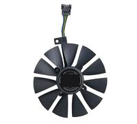 HFFOZMD Ventilateur de Carte Graphique RX VEGA64 VEGA56 87 mm 6 Broches, pour ASUS ROG Strix 590 580 570 480, GTX 1080 1070 1060, R9 390(5PIN)