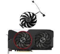 HFFOZMD Ventilateur de Refroidissement 95 mm 7 Broches CF1010U12S FDC10U12S9-C RTX3070 RTX3060Ti pour ASUS RTX 3070 3060 Ti Dual OC(A Fan)