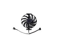 HFFOZMD Ventilateur de Refroidissement 95 mm CF1010U12D pour Carte Graphique ASUS Radeon RX 6950 6900 6800 6700 XT TUF OC CF1010U12S FDC10U12S9-C(Black C-Fan CF1010)