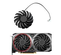 HFFOZMD Ventilateur de Refroidissement GPU 95 mm PLD10010S12HH RTX3060 RX6600 6700 XT pour MSI pour RTX 3070 3060 3060Ti pour Refroidisseur Carte Graphique Ventus 2X OC(A Fan)
