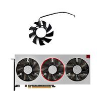 HFFOZMD Ventilateur de Refroidissement pour Carte Graphique AMD XFX RX Radeon VII 75 mm FD8015H12S 12 V 0,32 A(B Fan)