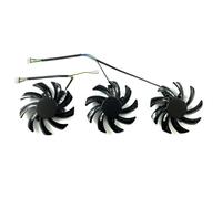 HFFOZMD Ventilateur de Remplacement 87 mm T129215SU pour Carte Graphique PNY RTX4070ti 4070ti S Verto Triple Fan OC(Set of Three Fans)