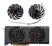 HFFOZMD Ventilateur de Remplacement FD10015M12D pour Carte Graphique Sapphire Radeon RX6700 6700XT Pulse(A Set of Fans)