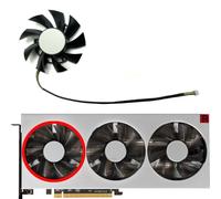 HFFOZMD Ventilateur de Remplacement FD8015H12S pour Carte Graphique AMD XFX POWERCOLOR Sapphire ASROCK VISIONTEK Radeon VII(Left Fan)