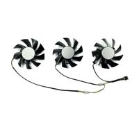 HFFOZMD Ventilateur de Remplacement FD8015H12S pour Carte Graphique AMD XFX POWERCOLOR Sapphire ASROCK VISIONTEK Radeon VII(Set of Three Fans)
