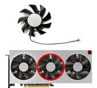 HFFOZMD Ventilateur de Remplacement FD8015H12S pour Carte Graphique AMD XFX POWERCOLOR Sapphire ASROCK VISIONTEK Radeon VII(Middle Fan)