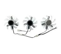 HFFOZMD Ventilateur de Remplacement pour Carte Graphique ASROCK Radeon RX5700 5700XT pour Phantom Gaming D OC PVA080E12R(Set of Three Fans)