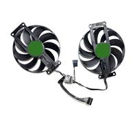 HFFOZMD Ventilateur de Remplacement pour Carte Graphique ASUS GeForce RTX 3050 3060 3060ti LHR Dual Mini OC V2 T129215SU PLA09215S12H(Silver)